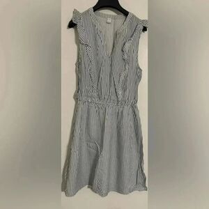 Old Navy Striped Dress | Light Blue and White | Size Small